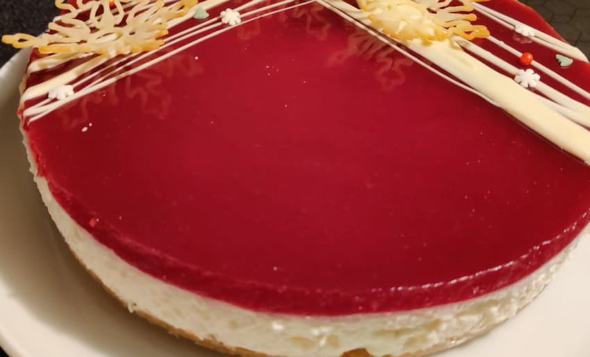 Risalamande cheesecake